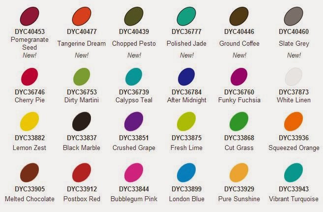 Dylusions Paint Color Chart